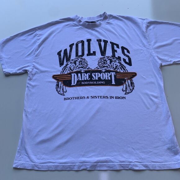 Darc Sport Wolves Club Tshirt Mens XL White Shirt NFGU Limited Edition 339/1k